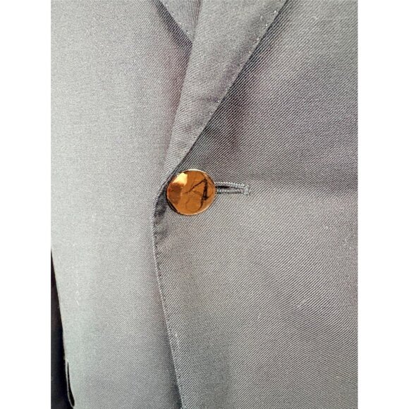 Ermenegildo ZEGNA Modern 2-Button Black Blazer Sport Jacket 44 R e54 - Picture 3 of 5